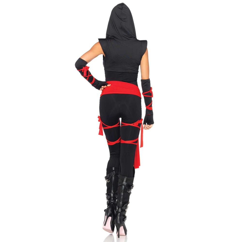 Leg Avenue - Deadly Ninja Kostüm - Schwarz